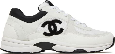 chanel sneakers black and white|black chanel sneakers 2020.